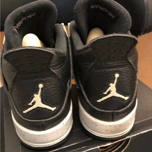 Jordan Kids Black and White Sneakers